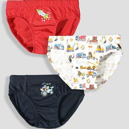 TRESNOVA Boys Pack Of 3 Pure Cotton Basic Briefs S25CBF001A-image-2