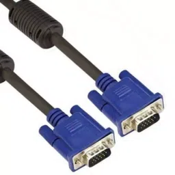 Techut 3 Metre Full Copper VGA Cable Black for Computer, Projector Black for Led Tv, Computer, Projector image 2