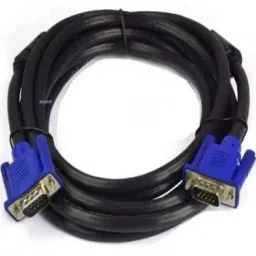 Techut 3 Metre Full Copper VGA Cable Black for Computer, Projector Black for Led Tv, Computer, Projector image 3