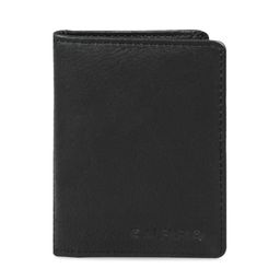 CALFNERO Unisex Black Solid Leather Card Holder-picture-42
