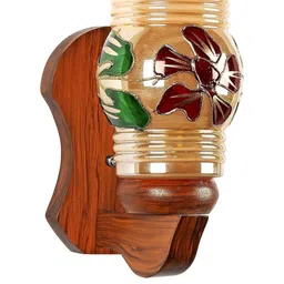 Somil Premium Designer Glass Wall / Night Lamp Elegant & Stylish Dcor Accent for Modern Interiors, color- Multicolour, Size:- 19 X 25 X 30.5 CM-image-46
