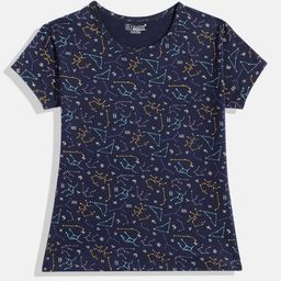 Eteenz Girls Pure Cotton Geometric Printed Top-image-43