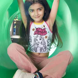 The Souled Store Girls Print Cotton Top-image-18