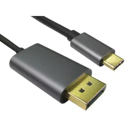 RS PRO Male DisplayPort to Male USB C Cable 8K 1 m, 2299974-16