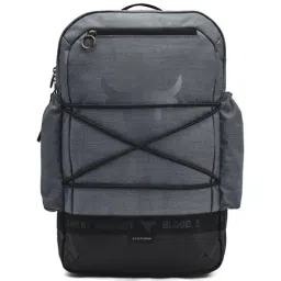 Under Armour Project Rock Brahma Black Polyester Solid Laptop Backpack - 24 Ltrs-picture-48