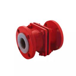 TS Flow 100 mm WCB/PTFEFEP Lined Ball Check Valve Class- 150-1