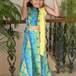 Tura Turi Girls Cotton Lehenga Choli-image-26