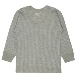 Bodycare Kids Grey Cotton Regular Fit Full Sleeves Thermal Top-image-26