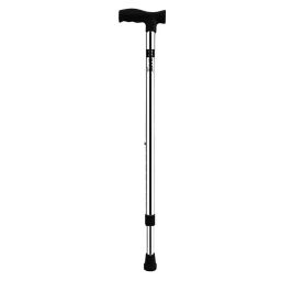 Besafe Forever Adult Walking Cane Support Stick for Men/Women/Old Age People, Steel, - Chrome-39