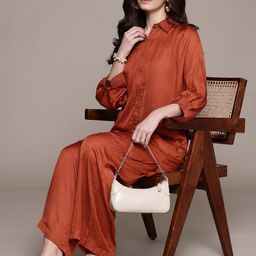 Ritu Kumar Self Design Tunic & Palazzos image 4