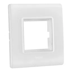 Legrand Cover Plate with Support Frame Allzy White 2 Module, 6813 01 (Pack of 10) image 3