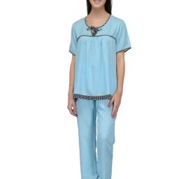 PATRORNA Light Blue Top With Pyjamas-image-69