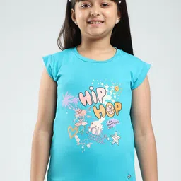 Monte Carlo Girls Typography Print Short Sleeves Regular Top-picture-23