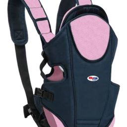 Chinmay Kids 3 in 1 Premium Baby Carrier Bag With Adjustable Strap & Head Support - Black Pink-picture-15