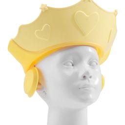 Crown Shape Shower Cap - Yellow-image-35