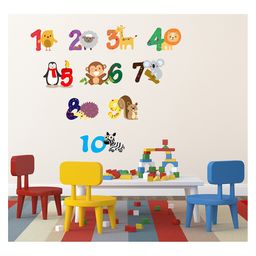 Wallstick Happy Numbers with Animals wallstickers-picture-23
