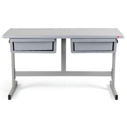 CELLO SCHOOL MATE KID'S DOUBLE DESK GREY-picture-26