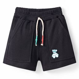 Mark & Mia Shorts With Teddy Bear Print - Black-image-98