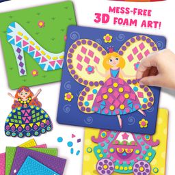 Intelliskills Foam Craft Kit - Princesses | Multicoloured | DIY Fun & Creativity set for Kids | Princess-Themed Art & Craft | Fine Motor Skills Development | Ideal for Gifting | Educator Recommended | BIS Certified-9