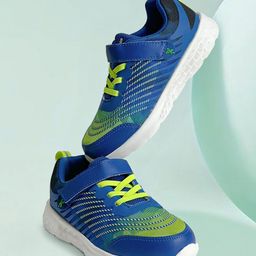Hopits Striped Velcro Closure Shoes - Navy Blue-image-16
