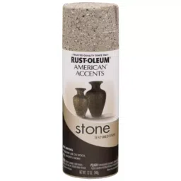 Rust-Oleum American Accents Stone Textured Spray Paint in Matte Pebble, 7995830 (Can of 340 g)-image-14
