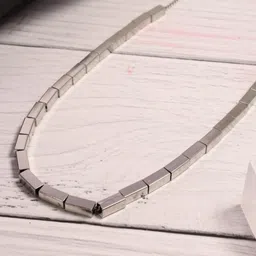 SALTY Classic Silver Link Necklace & Chain-image-3