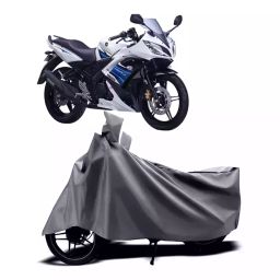 Auto Pearl Two Wheeler Cover with Bag for Yamaha YZF R15 S, Silver-image-49