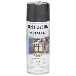 Rust-Oleum Stops Rust Textured Metallic Spray Paint in Satin Charcoal, 244228 (Can of 312 g)-10