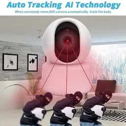 Willen 3 MP Full HD Smart WiFi IP 360° Security Camera, WI-04 image 3
