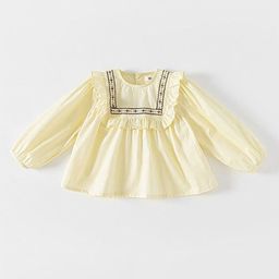 LULU & SKY Geometric Puff Sleeve Top-image-40