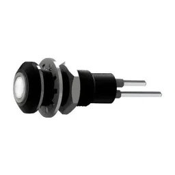 MARL PANEL INDICATOR, COOL WHT, 6.35MM, 12VDC, 612-998-21-34