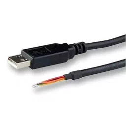 FTDI CABLE, USB-TTL, 3.3V, WIRE-END, TTL-232R-3V3-WE-image-4