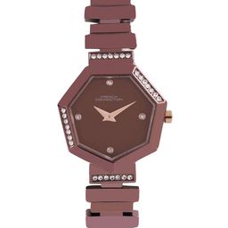French Connection Women Mother of Pearl Asymmetric Dial Analogue Watch FCN0139BRGM-picture-10