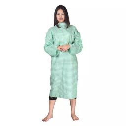 YAYA Cotton Blend Plain Visitors Gown Green, YA7305-image-11