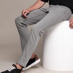 WROGN Men Regular Fit Light Fade Stretchable Jeans-picture-16