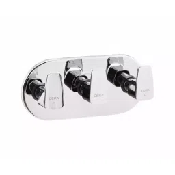 CERA VINE 4-Way Diverter Single Lever Quarter Turn Wall Mount with Knob & Flange, F1020731-27