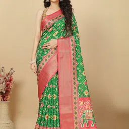 J 6 DESIGNER Ethnic Motifs Printed Saree-picture-13