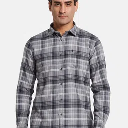 METTLE Men Multi Stripes Opaque Striped Casual Shirt-image-95