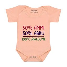 Arvesa Ammi & Abbu Printed Bodusuit-image-0