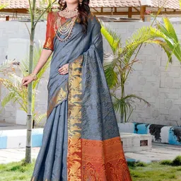 jayant creation Bandhani Printed Zari Pure Silk Patola Saree-picture-32