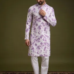Anouk Men Embroidered Thread Work Kurta-image-99