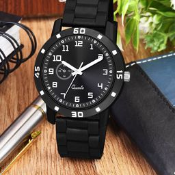CSAMON Men Round Dial & Bracelet Style Straps Analogue Watch Aeviyo 1001BLK D CD Belt-image-88