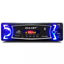 Dulcet Universal Fit Single Din Mp3 Fixed Panel Car Stereo Bluetooth, Auxiliary, Equalizer, FM, DC-A-4003-image-21