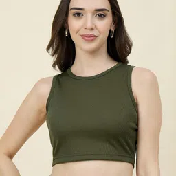 aayu Women Round Neck Crop Top-image-91