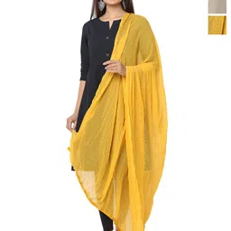 HELLA FASHIONS Selection Of 3 Chiffon Dupattas-picture-33