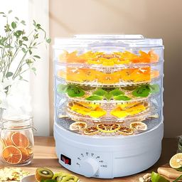 fathom Fathom® High-Heat Circulation Food Dehydrator: Ideal for Dehydrating Beef Jerky, Meats, Mushrooms, Fruits, and Vegetables at Home with 5 Stackable Trays image 1