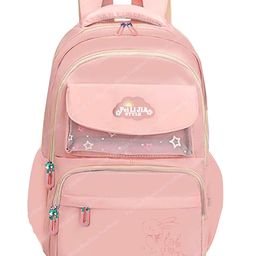 FunBlast Multipurpose School Bag Pink - 18 Inches-image-88