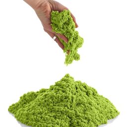 BabyGo Soft Space Sand Clay for Indoor Playing Moldable 500g in Resealable Bag with Free Big Mould -Green-24