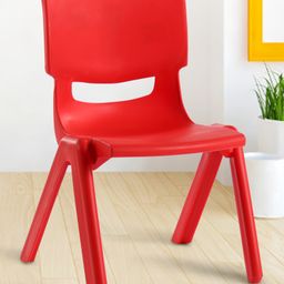 Babyhug Strong and Durable  Plastic School Study Chair - Red-11
