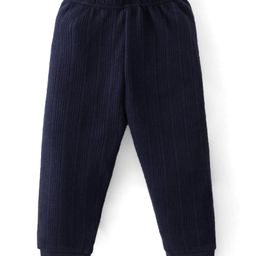 Babyhug Full Length Thermal Bottom Solid Colour -Navy Blue-image-61